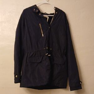 Cavalini Black Utility Jacket with Gold Details